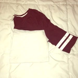 PINK long sleeve sporty tee
